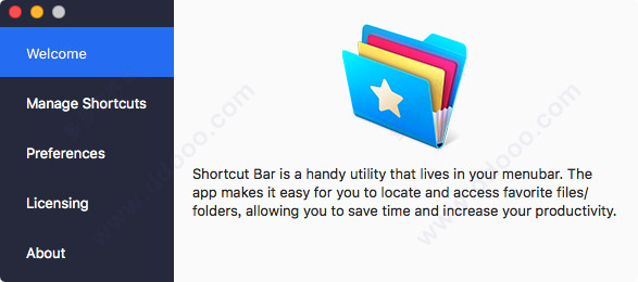 shortcut bar for mac破解版