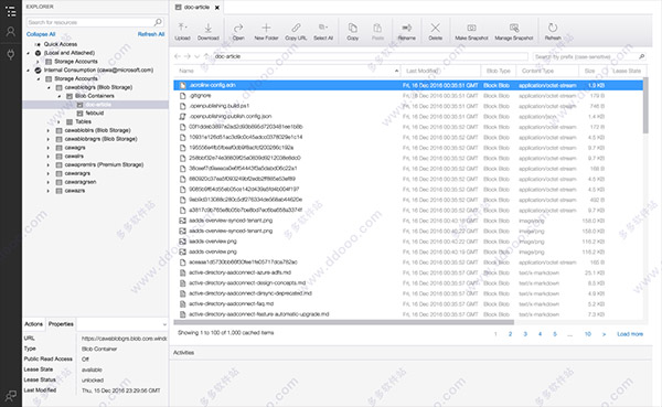 Azure Storage Explorer