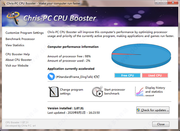 Chris-PC CPU Booster破解版