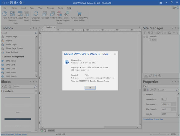 wysiwyg web builder 17破解版