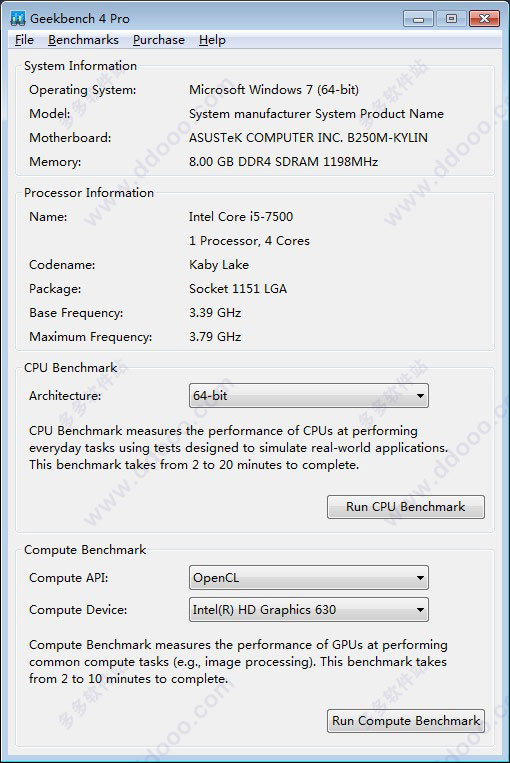 Geekbench 4破解版