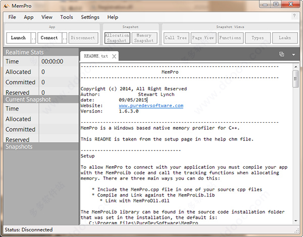 Puredev MemPro破解版