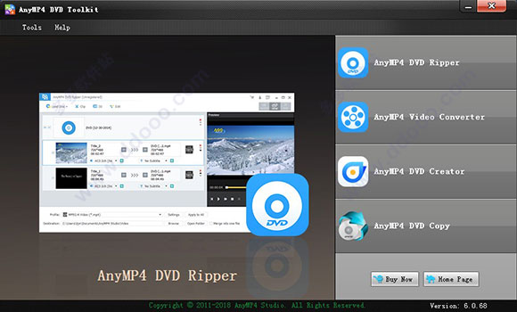 AnyMP4 DVD Toolkit破解版