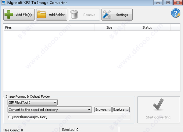 Mgosoft XPS To Image Converter破解版