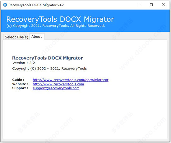recoverytools docx migrator破解版