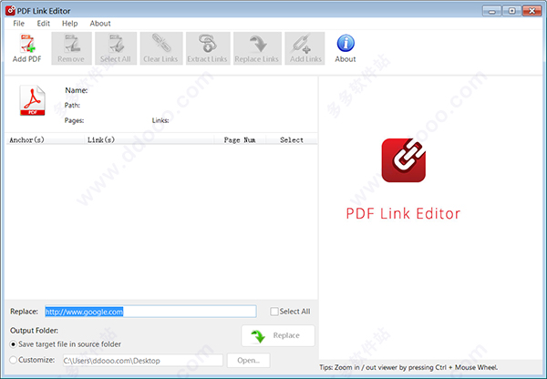 PDF Link Editor