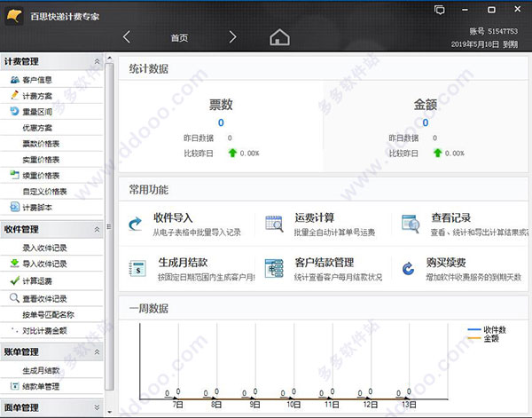 百思快递计费专家