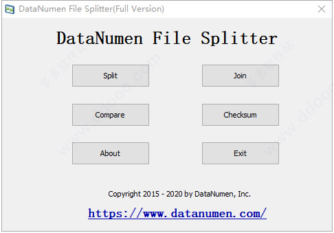 DataNumen File Splitter破解版