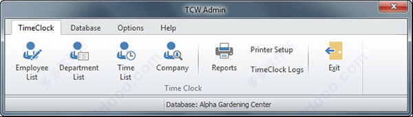 TimeClockWindow(员工时间考勤系统)
