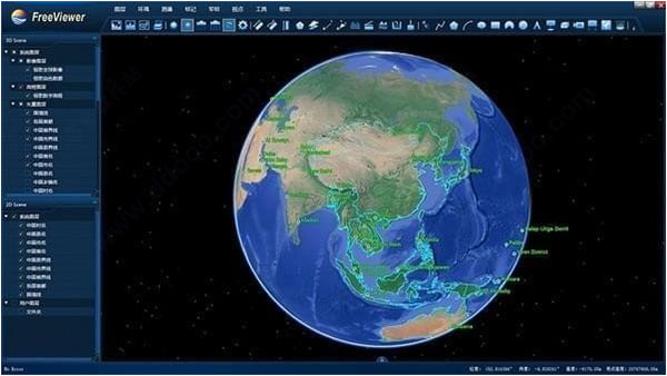FreeEarth(三维数字地球开发平台)