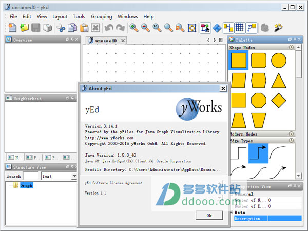 yEd Graph Editor(流程图绘制软件)