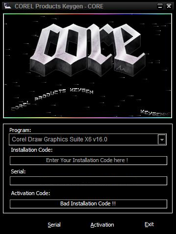 coreldraw x6注册机