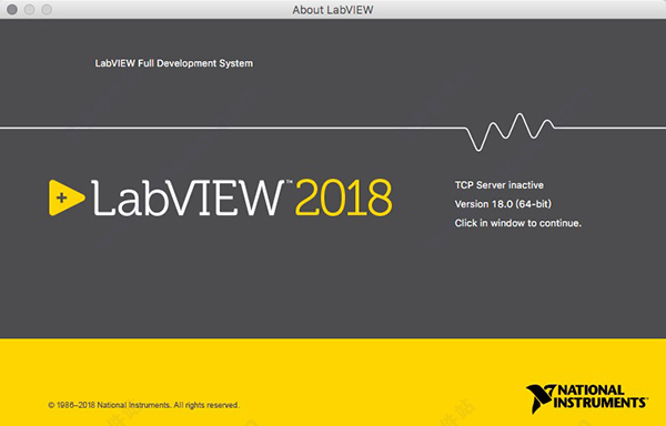 LabVIEW 2018 for mac破解版