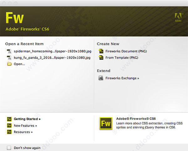 adobe fireworks cs6 for mac破解版