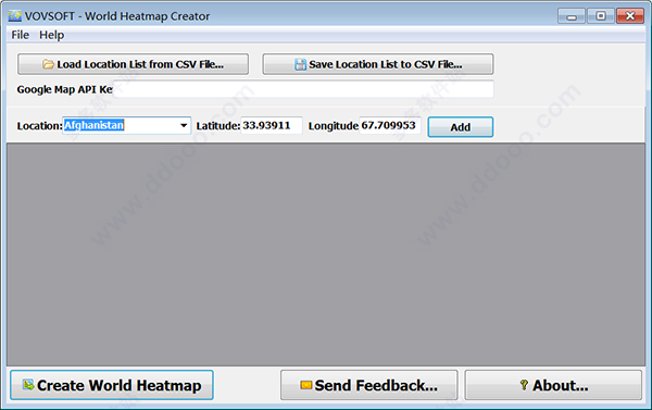 World Heatmap Creator