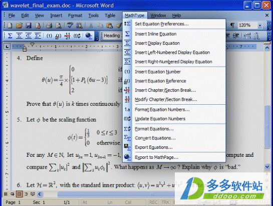 word2016公式编辑器