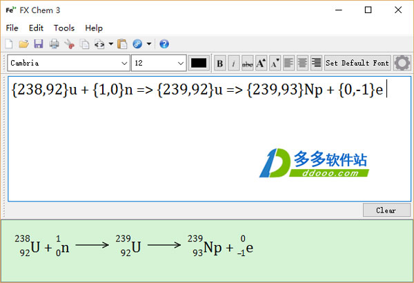 化学公式编辑器