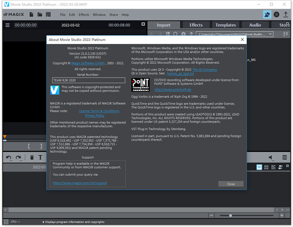 movie studio platinum 2022破解版