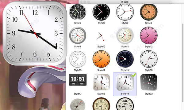 桌面时钟(desktop clock)  for mac破解版
