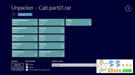 win8解压软件(Unpacker)