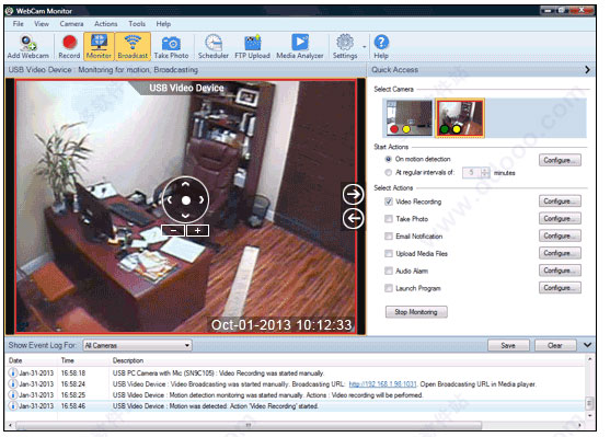 WebCam Monitor