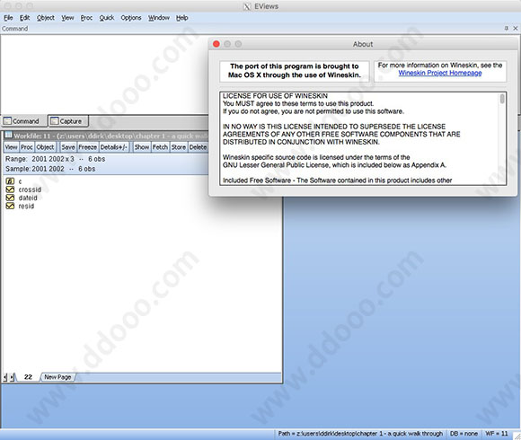 eviews for mac