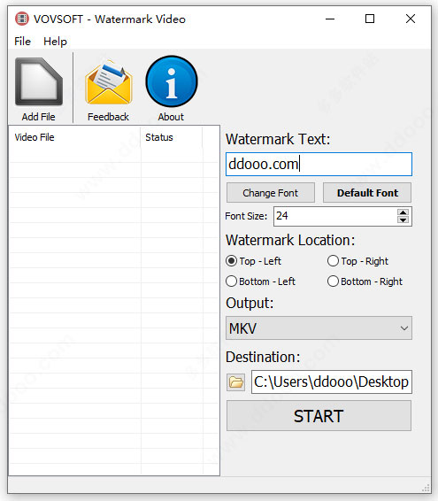 VovSoft Watermark Video破解版