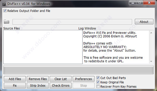 DivFix++(AVI文件修复工具)