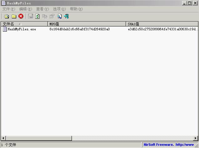 HashMyFiles