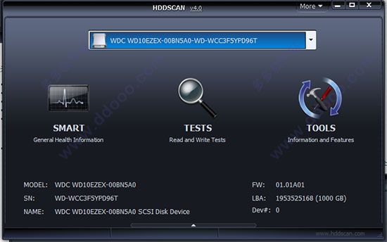 HDDScan