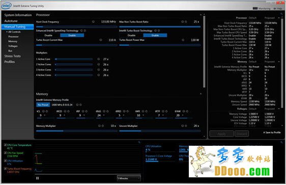 intel extreme tuning utility