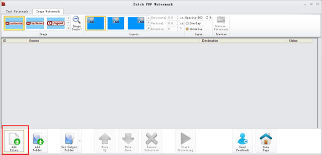 Batch PDF Watermark