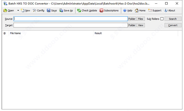 Batch HXS to DOC Converter破解版