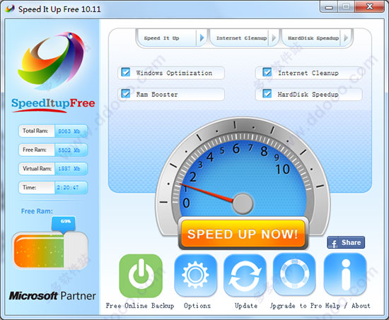 SpeedItup free