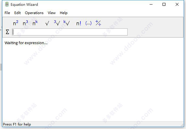 复合方程计算工具(Equation Wizard)