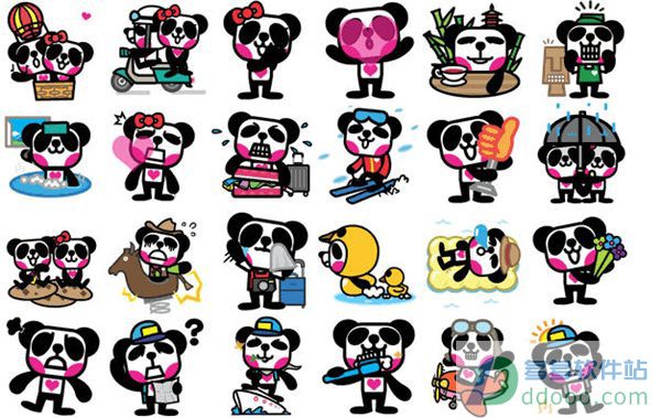 Pandaluv表情包