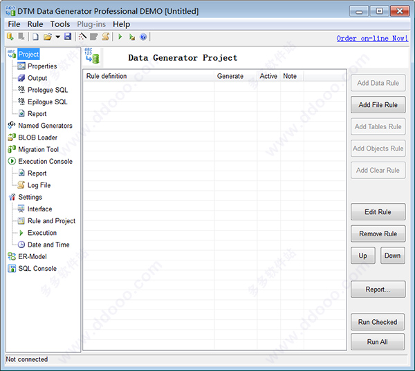 DTM Data Generator