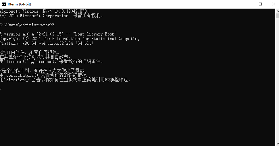 R语言 4.0.4安装包免费下载和环境变量配置教程